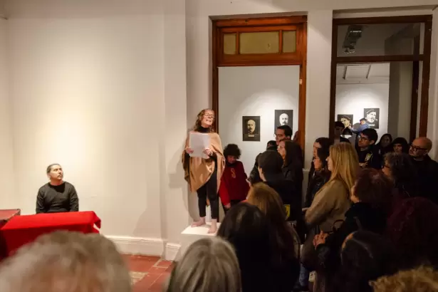 El teatro catamarque�o se hizo presente en el Museo Laureano Brizuela con la muestra de Ada Cigno