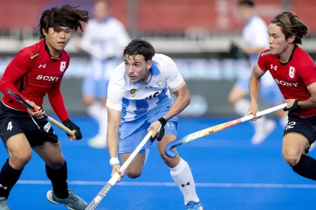 Los Leones debutaron con una goleada ante Jap�n y ya piensan en Pa�ses Bajos
