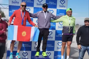 Catamarca volvi� a subir al podio en la final del Duatl�n del NOA