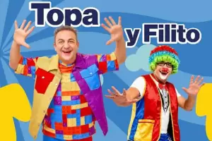 "El Mundo de Colores": llegan Topa y Filito al Predio Ferial