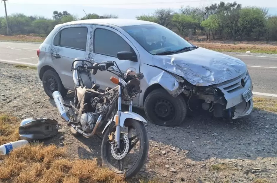 La escena del accidente fatal