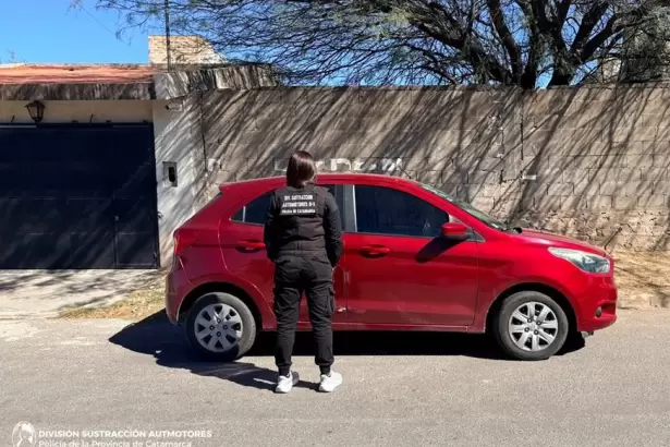 Tras un allanamiento, recuperan un auto y elementos robados en Catamarca