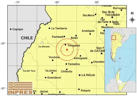 Tembló Catamarca durante la madrugada