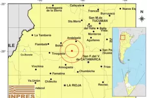 Tembl� Catamarca durante la madrugada: el sismo fue de 2,6