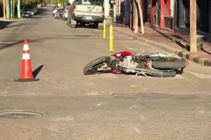 Catamarca: chocaron una moto y un patrullero en Bel�n