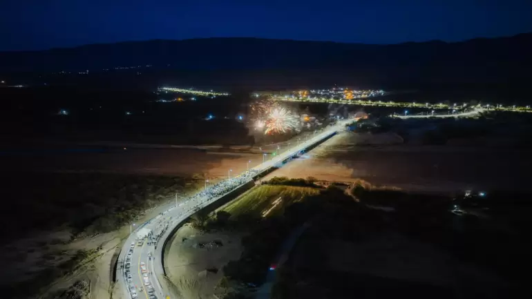 Se inauguró en Santa María el puente más largo de Catamarca