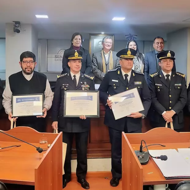 El Senado reconoci� a la Polic�a de Catamarca por sus 203 a�os de servicio
