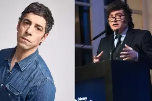 Esteban Lamothe record� su cruce con Javier Milei por una fake news: "Si me lo cruzo, lo cago a pi�as"
