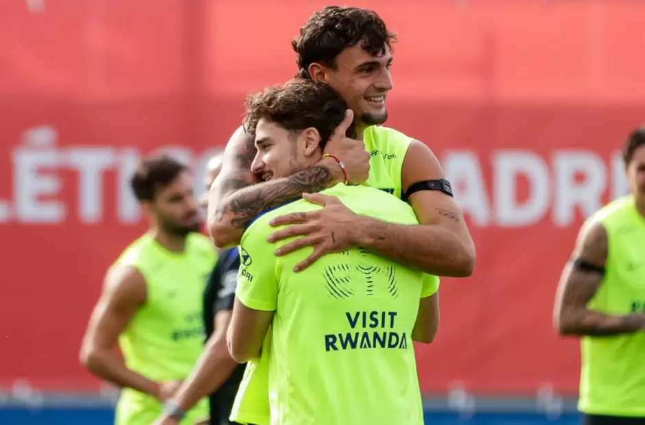 Juli�n regres� a los entrenamientos del Atl�tico de Madrid