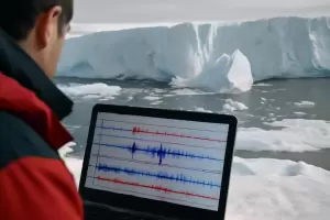Detectan cientos de terremotos ocultos en el glaciar Doomsday de la Ant�rtida