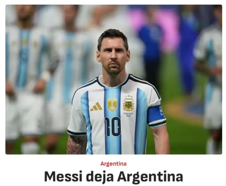 messi despedida