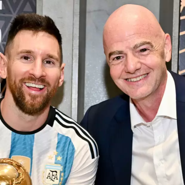 El presidente de la FIFA despidi� a Messi: "Tu carrera redefini� nuestro deporte"