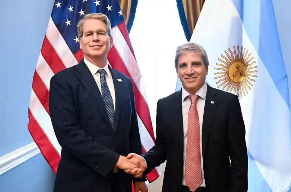 Scott Bessent y Luis Caputo