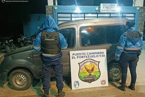 Secuestraron en Catamarca un utilitario buscado por robo en C�rdoba