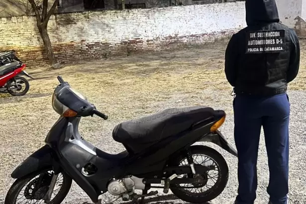 Incautan una motocicleta con el motor modificado en Catamarca