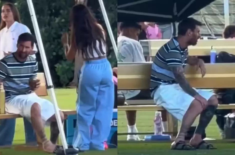 Lionel Messi tras la despedida