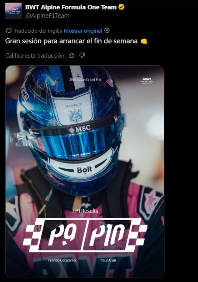 colapinto gp italia