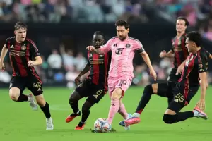 Asistencia de Messi en el empate entre Inter Miami y Atlanta United