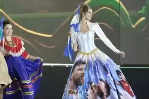 Miss Mundo 2026: el vestido con Messi que llev� la candidata argentina y se rob� las miradas