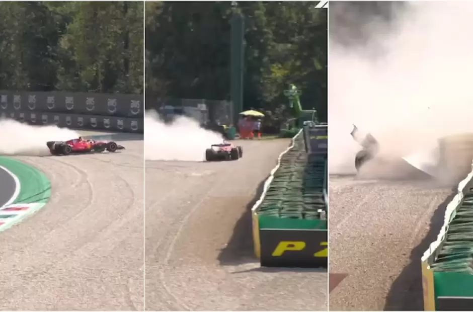 Charles Leclerc en Monza