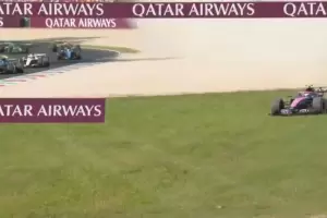 VIDEO: As� fue el despiste que cambi� la carrera de Colapinto en Monza