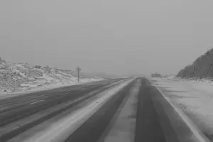La nieve volvi� a C�rdoba y cortaron el Camino de las Altas Cumbres