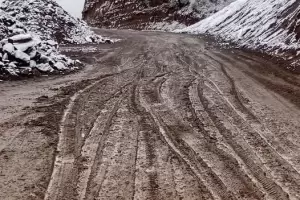 Precauci�n en la Ruta Provincial N.� 1: barro y sectores resbaladizos