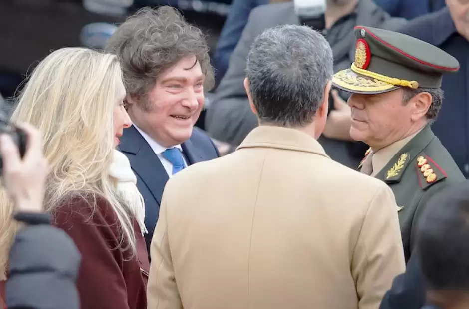 Javier Milei y Carlos Presti