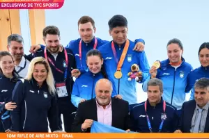 Juli�n Guti�rrez medalla de oro en los Juegos Suramericanos Santa Fe 2026