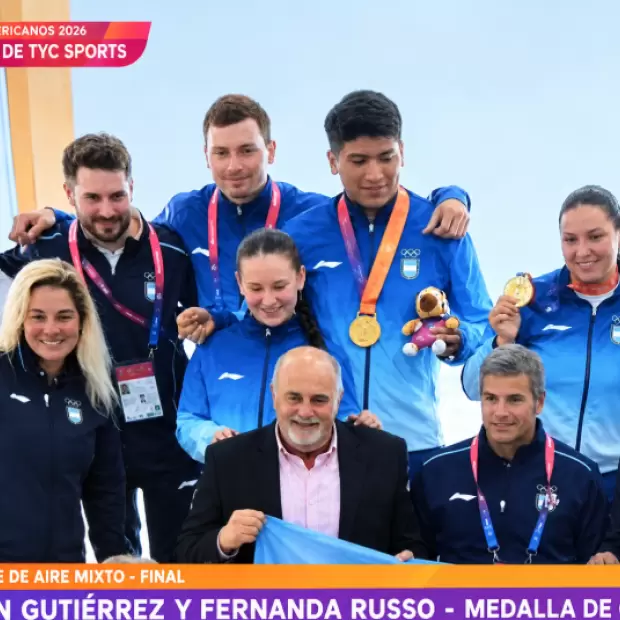 Juli�n Guti�rrez medalla de oro en los Juegos Suramericanos Santa Fe 2026