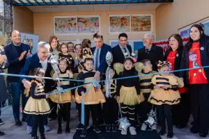 Pom�n: inauguraron el nuevo edificio del Jard�n Eva Per�n y un Punto Digital