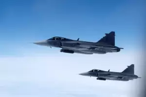 Tensi�n: Cazas de la OTAN derriban un dron con explosivos sobre Lituania