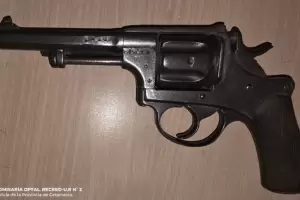 Secuestran un rev�lver calibre 38 abandonado en la v�a p�blica