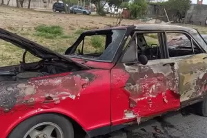 Se incendi� un auto en Catamarca y sufri� da�os parciales