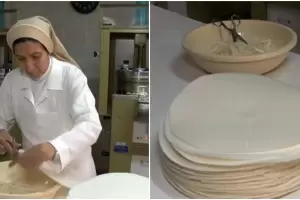 Video: revelaron c�mo se fabrican las 400.000 hostias que preparan para la visita de Le�n XIV