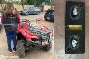 Recuperan un cuatriciclo y una caja de sonido en Valle Viejo y Capital