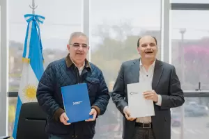 Firman convenio para la instalaci�n del Polo Minero en el sur de la Capital