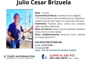Buscan a un hombre de 75 a�os visto que padece de Parkinson