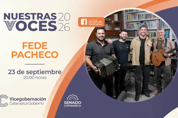 Fede Pacheco ser� protagonista del s�ptimo episodio de "Nuestras Voces" 2026