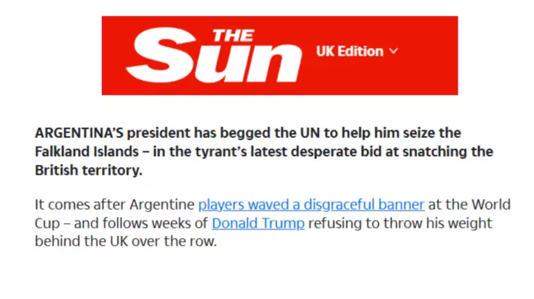 medios britanicos milei onu