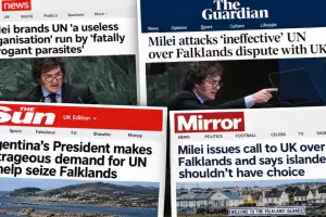 "Una exigencia escandalosa": la reacci�n brit�nica al discurso de Milei en la ONU