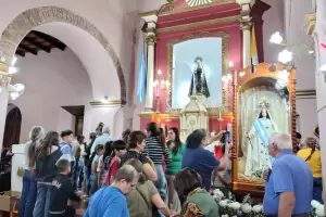 Villa Dolores celebr� los 11 a�os de la parroquia Nuestra Se�ora de la Merced
