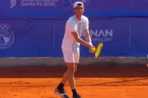 Manu La Serna tambi�n lleg� a la final de Singles y se asegur� otra medalla en los Suramericanos