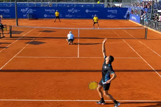 Manu La Serna se qued� con la medalla de plata en dobles y va por otro podio ma�ana
