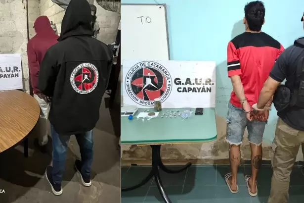 Narcomenudeo en Catamarca: secuestran marihuana y coca�na y detienen a dos hombres
