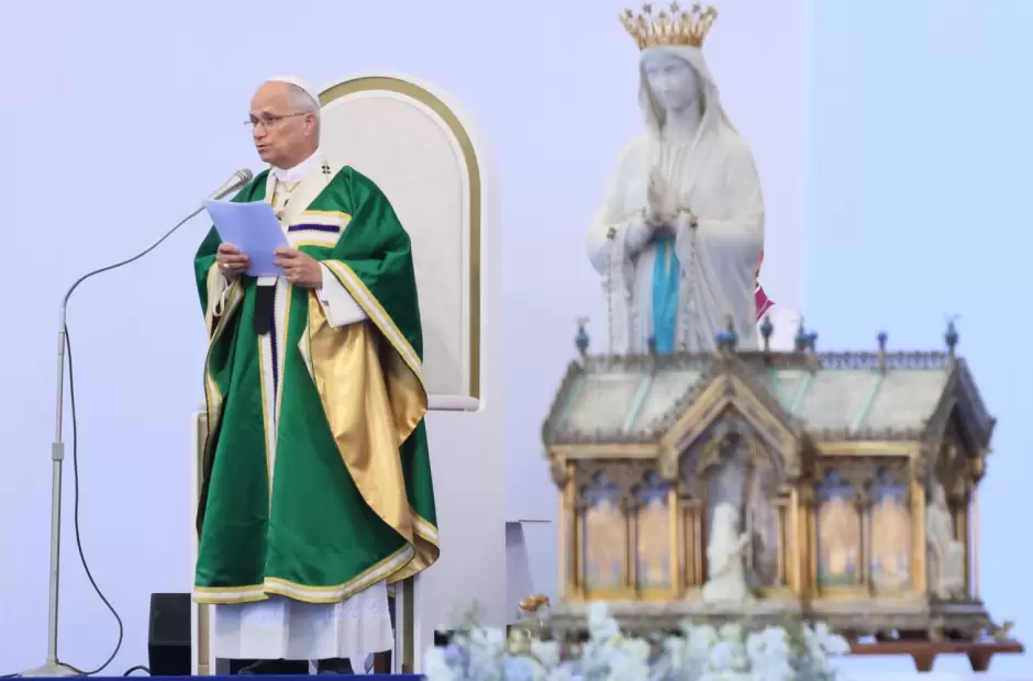 Le�n XIV en Lourdes