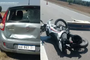 Ruta Nacional n� 38: muri� un motociclista tras un choque con un autom�vil
