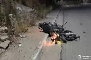 Otro accidente de moto fatal: la v�ctima ten�a 51 a�os
