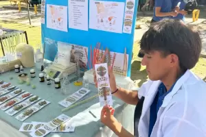 La EPET N�8 particip� de la Expo Agro Ganadera y Productiva en Saujil