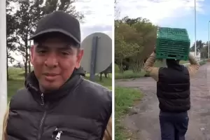 VIDEO EMOCIONANTE: Es de Catamarca, vend�a comida en la calle y recibi� una ayuda inesperada